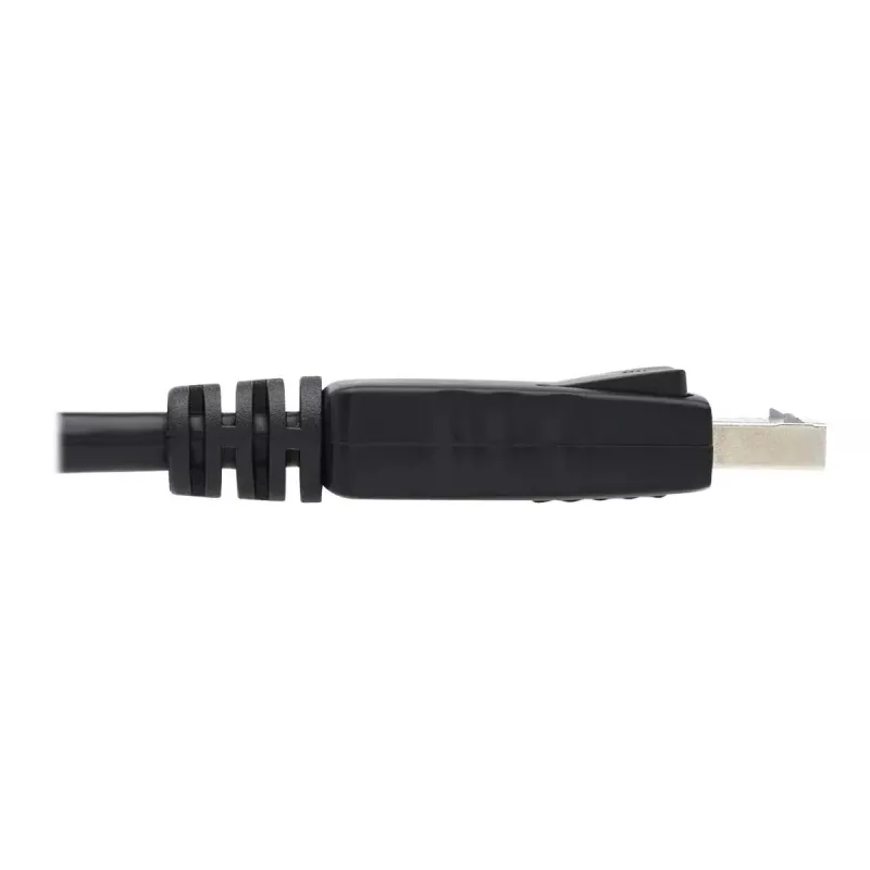 EATON Tripp Lite Series DisplayPort Cable with Latching Connectors, 4K 60 Hz (M/M), Black, 10 ft. (3.05 m)