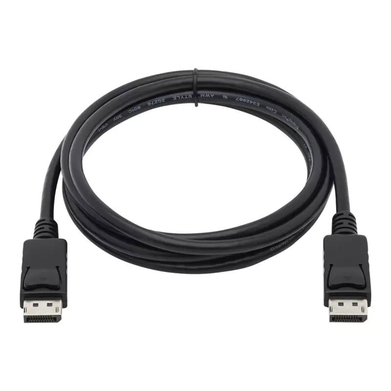 Tripp Lite Series DisplayPort Cable with Latching Connectors, 4K 60 Hz (M/M), Black, 6 ft