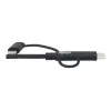 Eaton Tripp Lite Series Universal USB-A to Lightning, USB Micro-B and USB-C Sync/Charge Cable (M/3xM), MFi Certified, Black, 6 ft. (1.8 m)