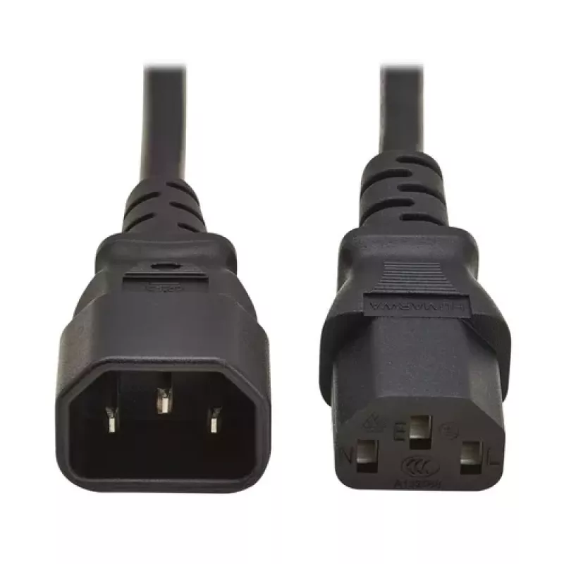 Eaton Tripp Lite Series Power Cord - IEC 60320 C14 to IEC 60320 C13 - 1.8 m (6 ft) - Black