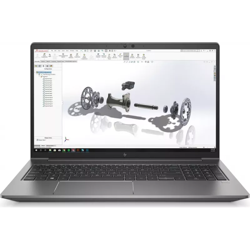 HP ZBook Power G7 15.6 inch FHD Laptop, Intel Core i7-10750H, 32GB RAM, 1TB SSD, NVIDIA Quadro T1000, Windows 10 Pro (Refurbished)