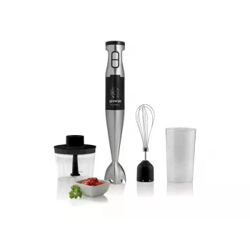 Gorenje Hand Blender HBX1000E 1000W Black Plastic Jar 0.5L