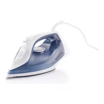 Gorenje SIK2200WB Steam Iron, 2200W, 450ml Tank, Ceramic Soleplate, Blue/White