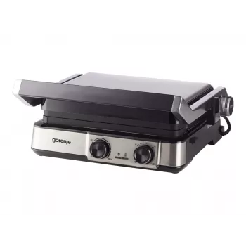 Gorenje GCG2000MT Multifunctional Electric Grill, Fixed Plates, Black, 2000 W