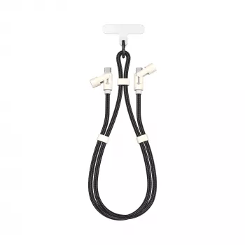 SBOX LANYARD BLACK USB-C to USB-C Cable 1.5m Black