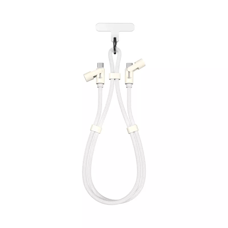 SBOX Lanyard White USB-C to USB-C Cable 1.5m White