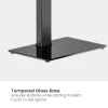 SBOX FS-306 LED TV Floor Mount 37-75 inch, Height Adjustable, Tilt & Swivel, Black