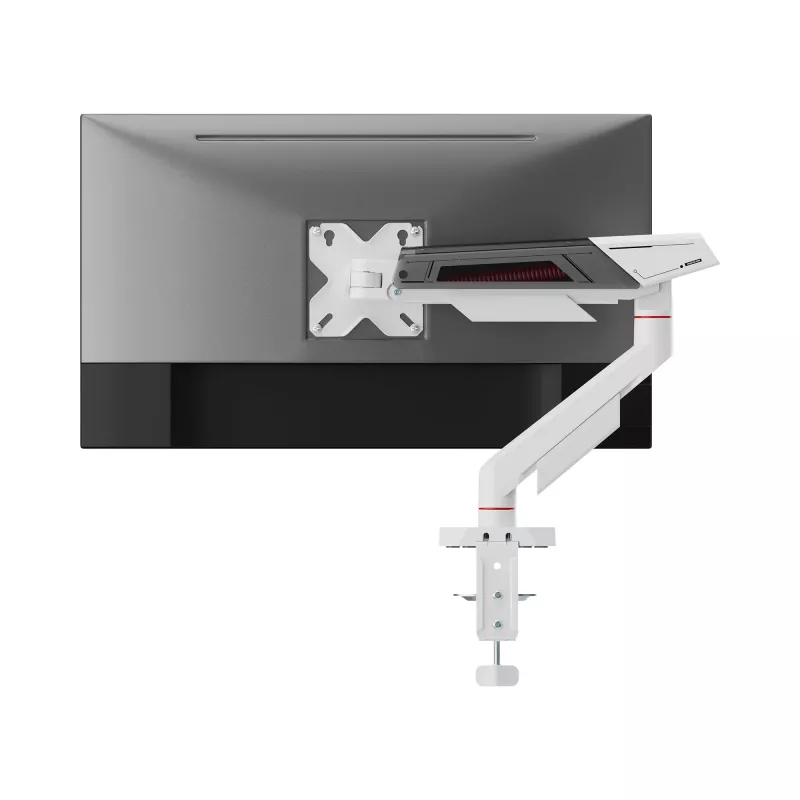White Shark KHUFU-I GMS-3210 Single Monitor Desktop Mount for 17 inch-32 inch Screens, Black