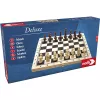 SIMBA-DICKIE Deluxe Wooden Chess Set - Folding Chess Cassette with Weighted Staunton Pieces