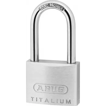 ABUS 64TI/40HB40 KD Titalium Padlock Keyed Different High Bow Shackle Security Level 5