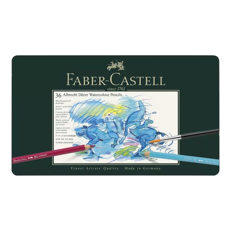Faber-Castell Polychromos Colour Pencil Set - 36 Pieces - Metal Tin - FC-117536
