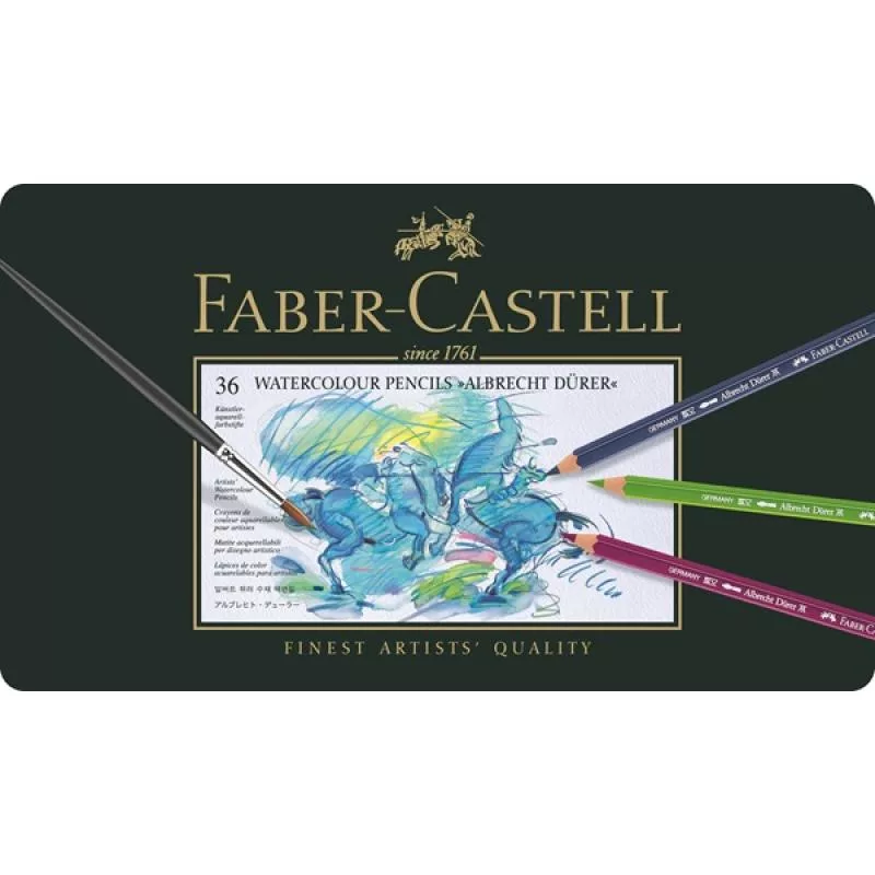 Faber-Castell Polychromos Colour Pencil Set - 36 Pieces - Metal Tin - FC-117536