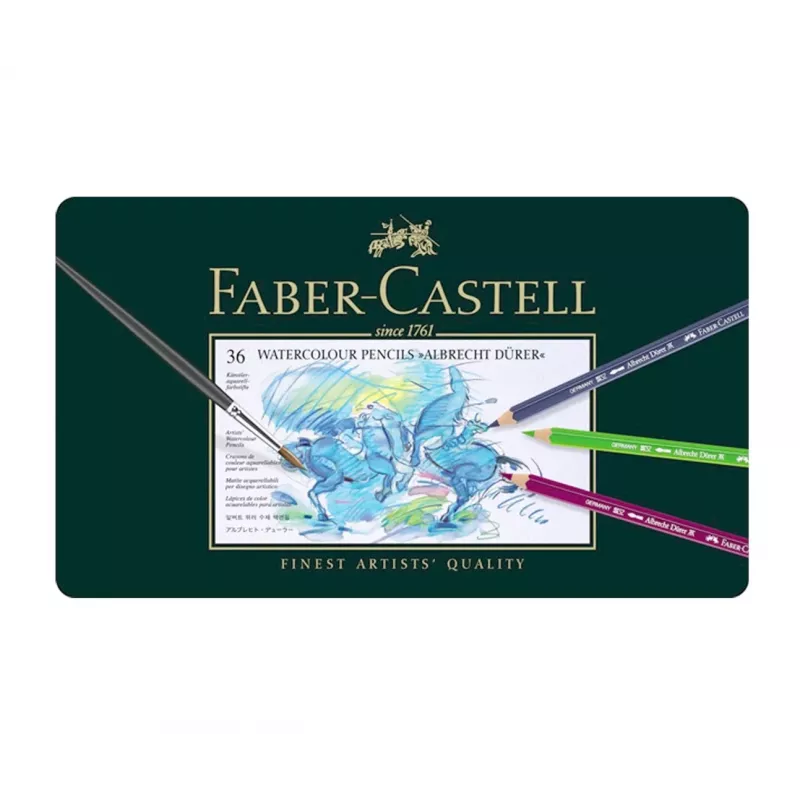 Faber-Castell Polychromos Colour Pencil Set - 36 Pieces - Metal Tin - FC-117536