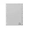 DURABLE Index Dividers A4 1-12 PP Full-Cover Grey