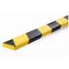 Durable S10 Cable Protector, PVC, Black/Yellow, Flat, 1000 mm, 40 mm