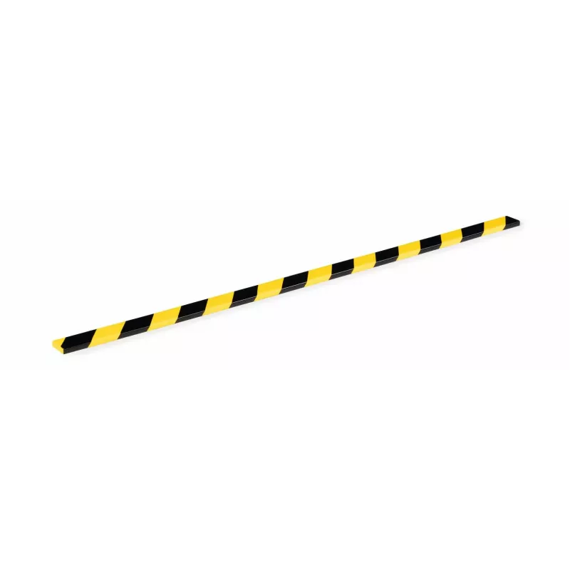 Durable S10 Cable Protector, PVC, Black/Yellow, Flat, 1000 mm, 40 mm