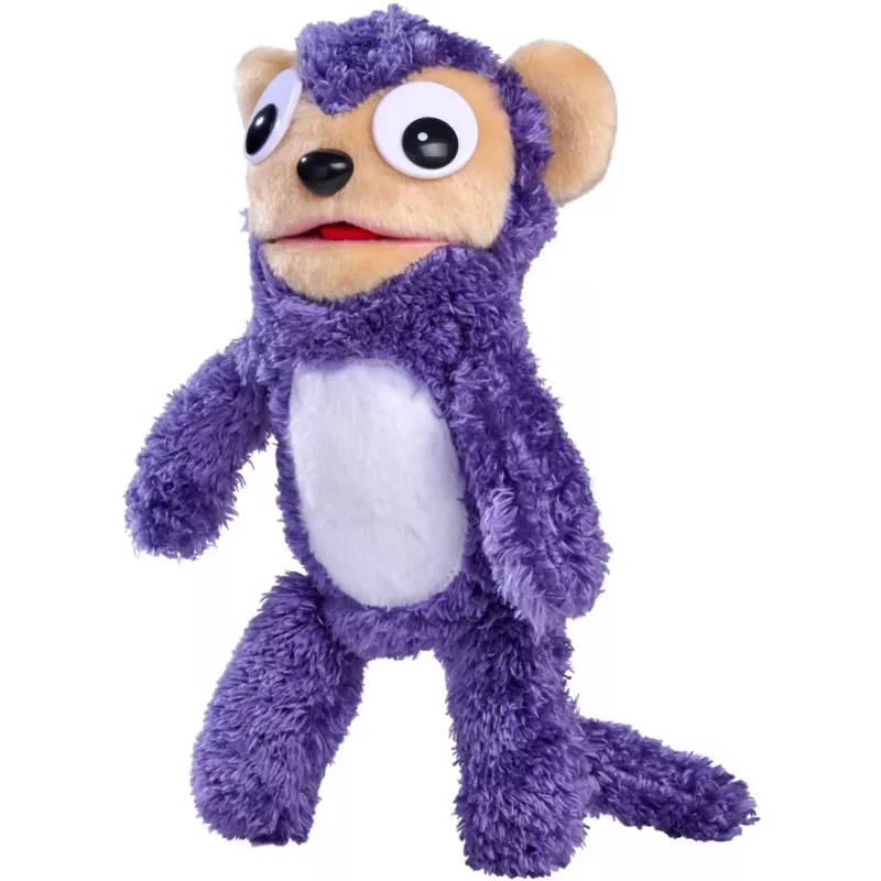 SIMBA ScreamerZ Monkey Plush Toy with Squeaker, Brown, 20 cm