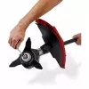 EINHELL Professional GP-BC 36/430 Li P BL-Solo Cordless Grass Trimmer, 36V (2x18V), Brushless Motor, 43cm Cutting Width, Red/Black, Battery & Charger Not Included