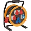 Brennenstuhl 1319110010 Cable Reel 40m H07RN-F 3G2.5 IP44 4 Schuko Sockets Black/Orange