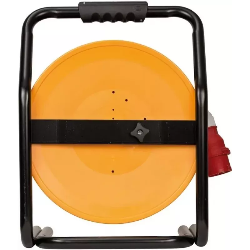 Brennenstuhl 1319110010 Cable Reel 40m H07RN-F 3G2.5 IP44 4 Schuko Sockets Black/Orange
