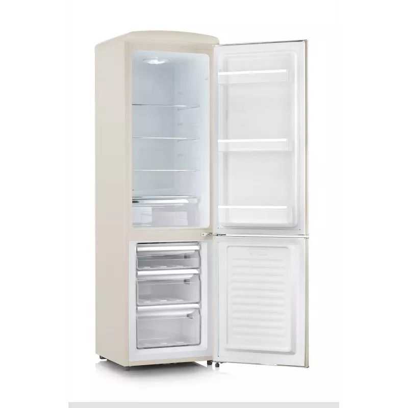Severin RKG 8919 Retro Fridge-Freezer, 181/63 L, Cream