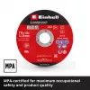 EINHELL-KWB Thin Cutting Disc, Ø 115 x 1.0 mm, 5 Pieces (for Angle Grinder)