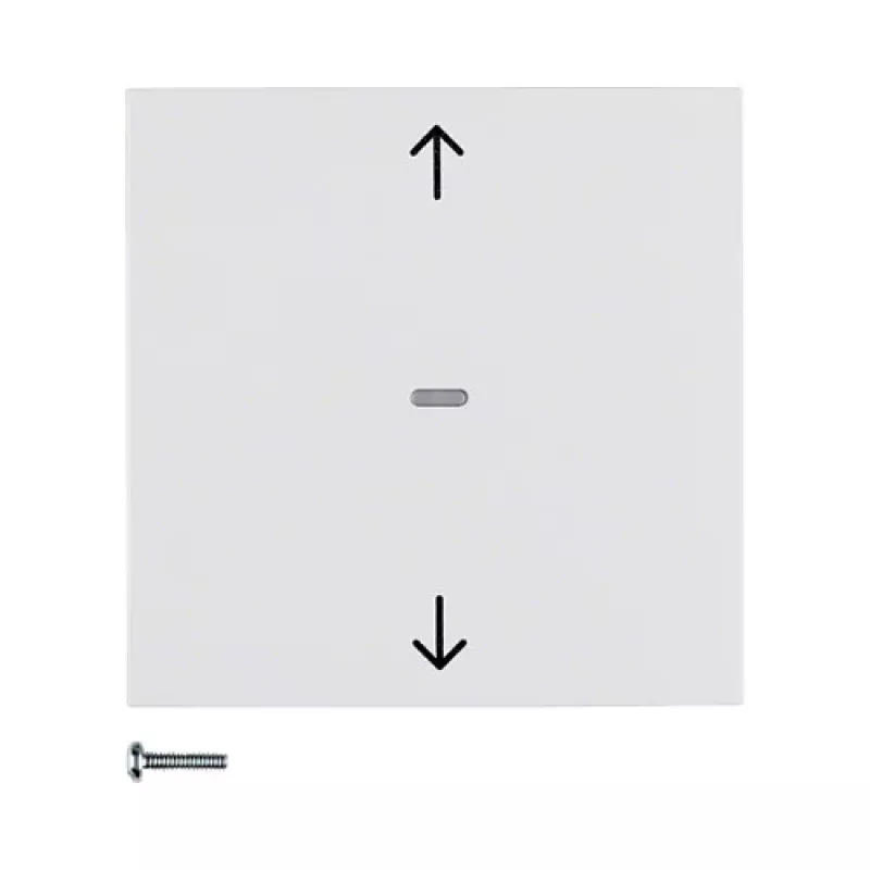 Berker 85241189 Jalousie Switch Rocker S.1/B.3/B.7 Polar White Glossy
