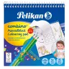 Pelikan 811231 Coloring Set, 15 Pages, Boys/Girls, Colored Pencils Included, Picture Set to Color