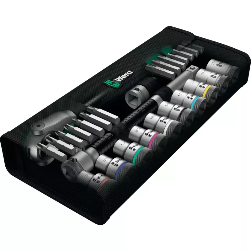 WERA Zyklop Speed Ratchet Set 1/2 inch + Sockets, 28 pcs
