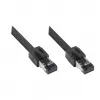GoodConnections RNS® Cat.8.1 S/FTP Patch Cable, 0.5m, Black, LSZH, 40Gbit/s, 2000MHz