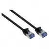 GoodConnections RNS® SlimLine Cat.6A U/FTP Patch Cable, LSZH, 500MHz, Copper, Black, 2m