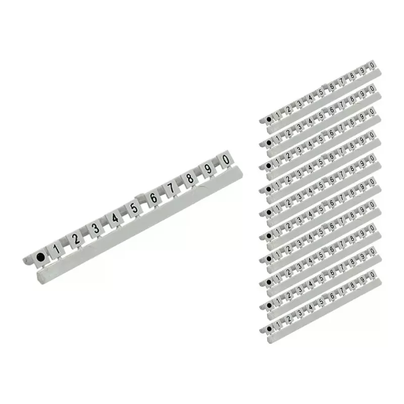 GoodConnections Number Markers for LC Fiber Optic Cables, Marking 0 to 9, 10-Piece Set, Good Connections® (GC-N0070)