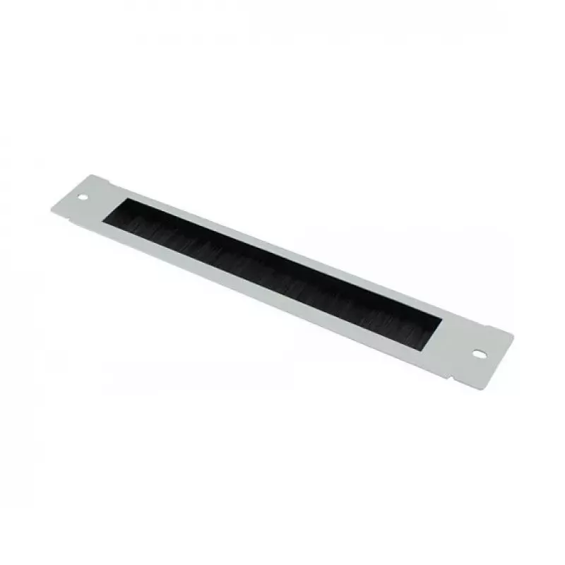 GoodConnections Brush Strip 380 mm x 57 mm for Good Connections® 19 Wall Enclosure FLAT-Pack (GC-RFxxxG), Light Grey (RAL7035)