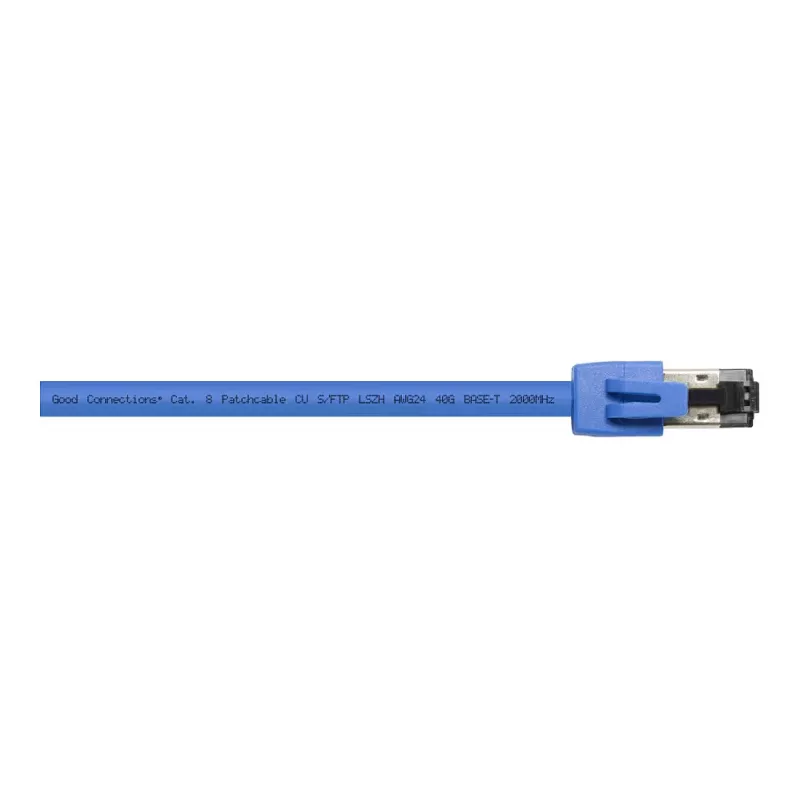 GoodConnections RNS® Cat.8.1 S/FTP PiMF LSZH Patch Cable 1.5m Blue