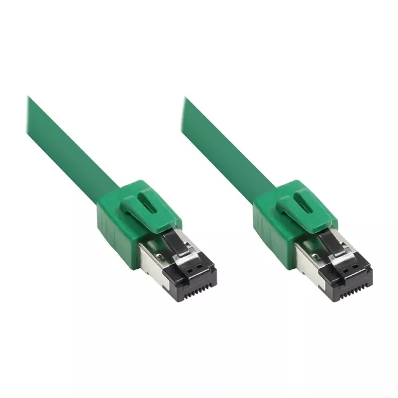 GoodConnections RNS® Patch Cable Cat. 8.1, S/FTP, PiMF, LSZH, 2000MHz, 40Gbit/s, Green, 2m