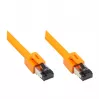 GoodConnections RNS® Cat.8.1 S/FTP Patch Cable, LSZH, 2000MHz, 40Gbit/s, Orange, 1.5m