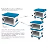 GoodConnections GEMMA N16 Notebook Charging Cabinet White/Blue