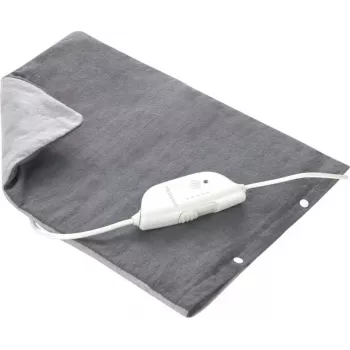Medisana HP 605 Heating Pad, Grey, 100W, 3 Temperature Settings, Auto Shut-off, Washable Microfleece
