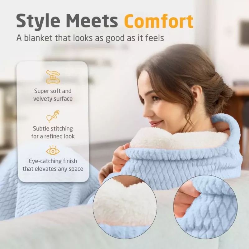 Medisana HB 415 Heated Blanket Jeans Blue