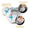 MEDISANA FS 350 Foot Spa with Bubble and Vibration Massage, Heating, Rollers, Pedicure Attachments