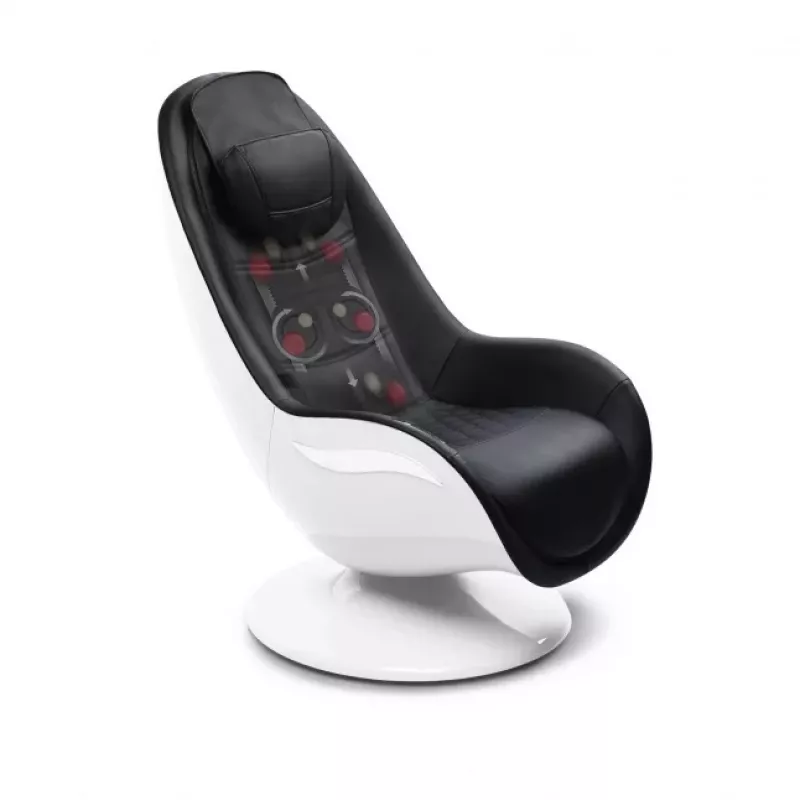 Medisana RS 660 Shiatsu Massage Lounge Chair with Heat, Black