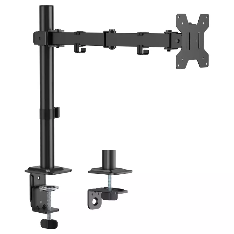 Equip Desk Mount for 17-32 inch Screens, 360° Articulating, 10 kg, Black