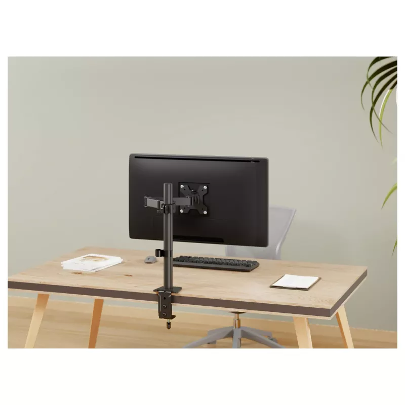 Equip Desk Mount for 17-32 inch Screens, 360° Articulating, 10 kg, Black