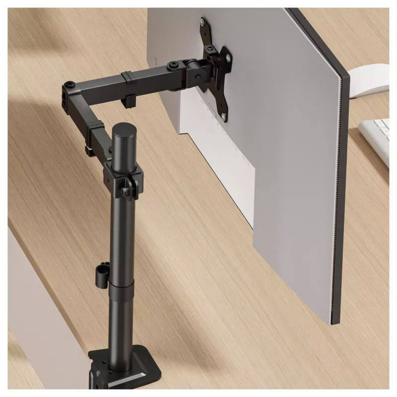 Equip Desk Mount for 17-32 inch Screens, 360° Articulating, 10 kg, Black
