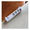 Equip Power Strip CEE 7/7 90° to 3x Schuko / 2x USB-C + USB-A, White, 1.5m