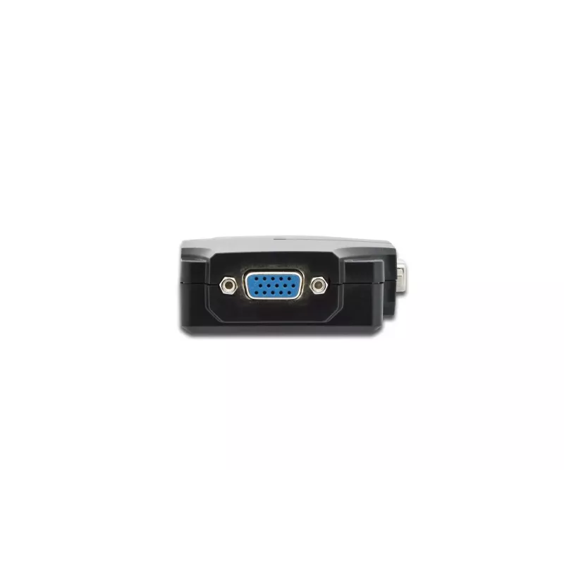 DIGITUS DS-41120-1 VGA Splitter 2-Port Plastic Housing 350 MHz HDSUB 15/M to 2x HDSUB 15/F 1080p