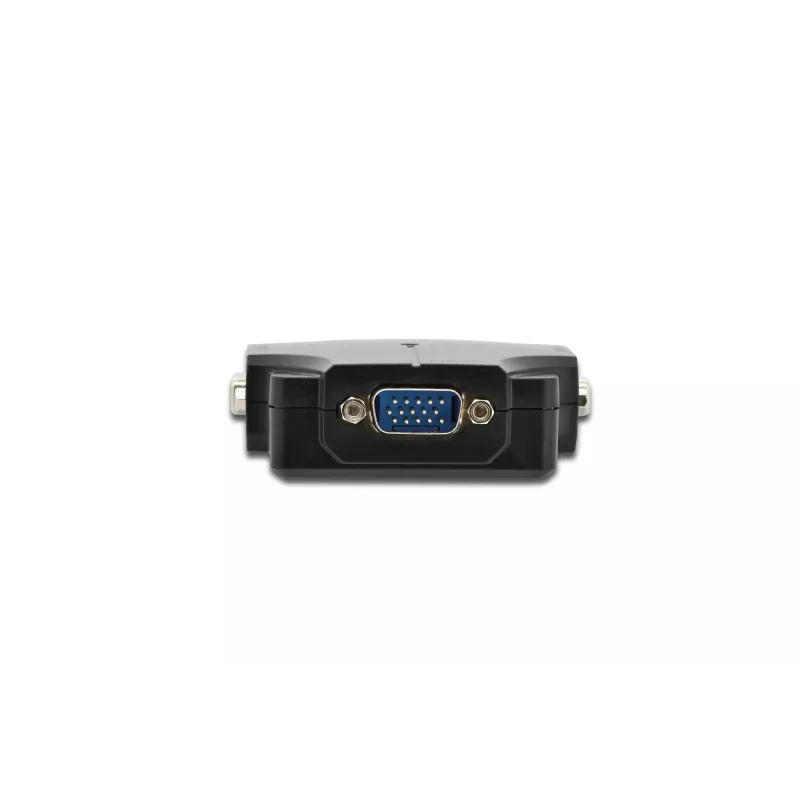 DIGITUS DS-41120-1 VGA Splitter 2-Port Plastic Housing 350 MHz HDSUB 15/M to 2x HDSUB 15/F 1080p