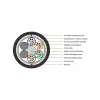 DIGITUS Indoor/Outdoor Installation Cable A/I-DQ (ZN) BH 9/125µm OS2, 24 Fibers, CPR Dca, LSZH