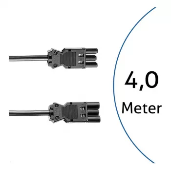 BACHMANN GST18i3 Power Extension Cable 4m Black