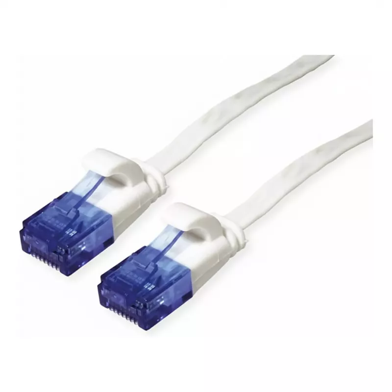 SHIVERPEAKS CAT6 UTP Flat Patch Cable 0.5m White